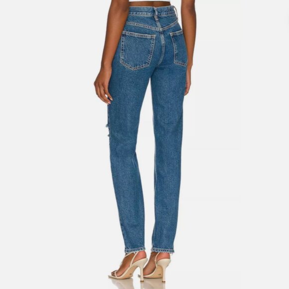 NWT Free People We The Free The Lasso Jeans in Sapphire Blue Size 28 - Picture 4 of 8